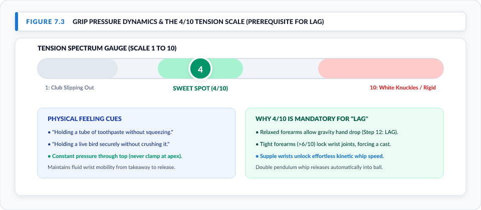 Figure 7.3: Grip Pressure Dynamics & The 4/10 Tension Scale