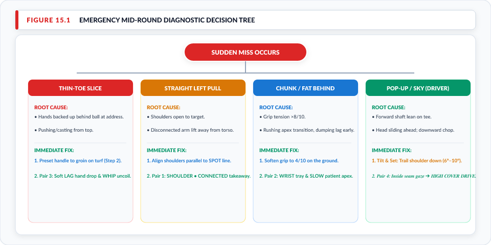 Figure 15.1: Emergency Mid-Round Diagnostic Decision Tree